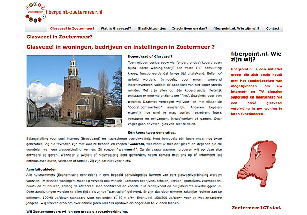 website fiberpoint-zoetermeer.nl online door dtp-hulp.nl