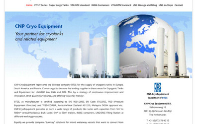 Website CNP Cryo Equipment