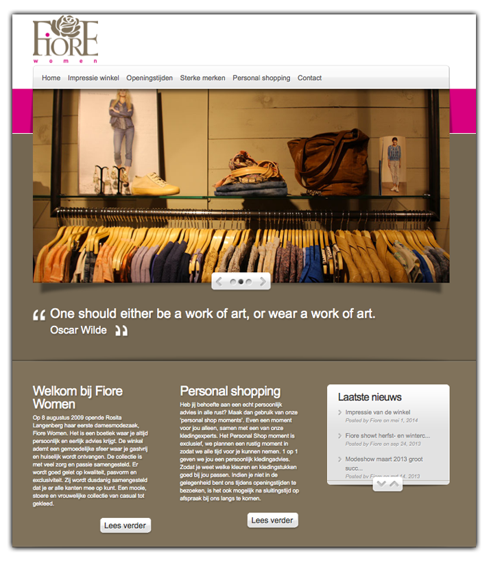 Website Fiore Women