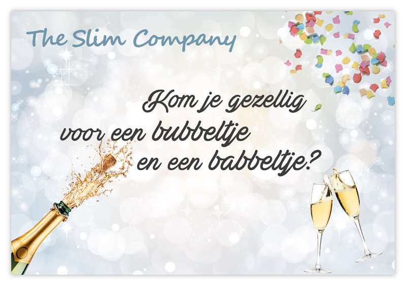 Flyer en uitnodiging Slimcompany