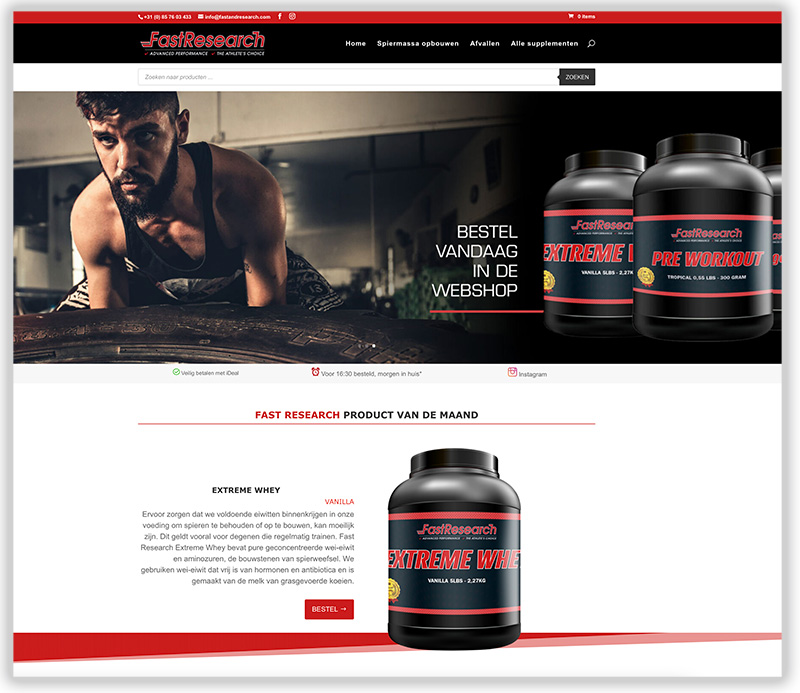 Webshop Fast&Research
