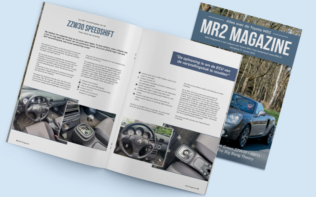DTP en vormgeving MR2 magazine