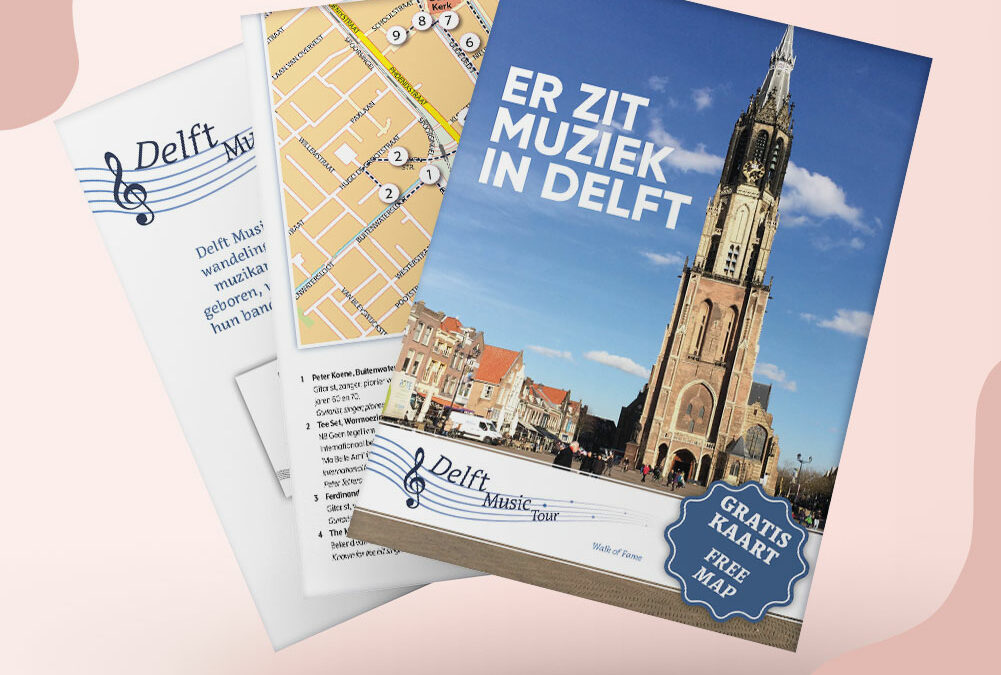 Routekaart Delft Music Tour