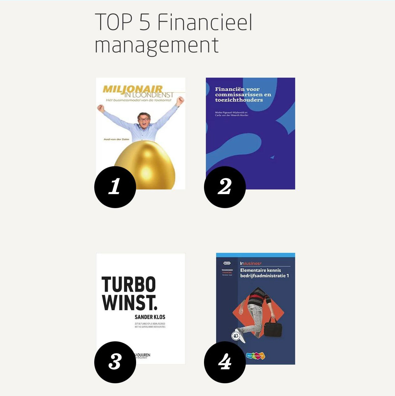 Number 1 best-selling management book cover ontwerp