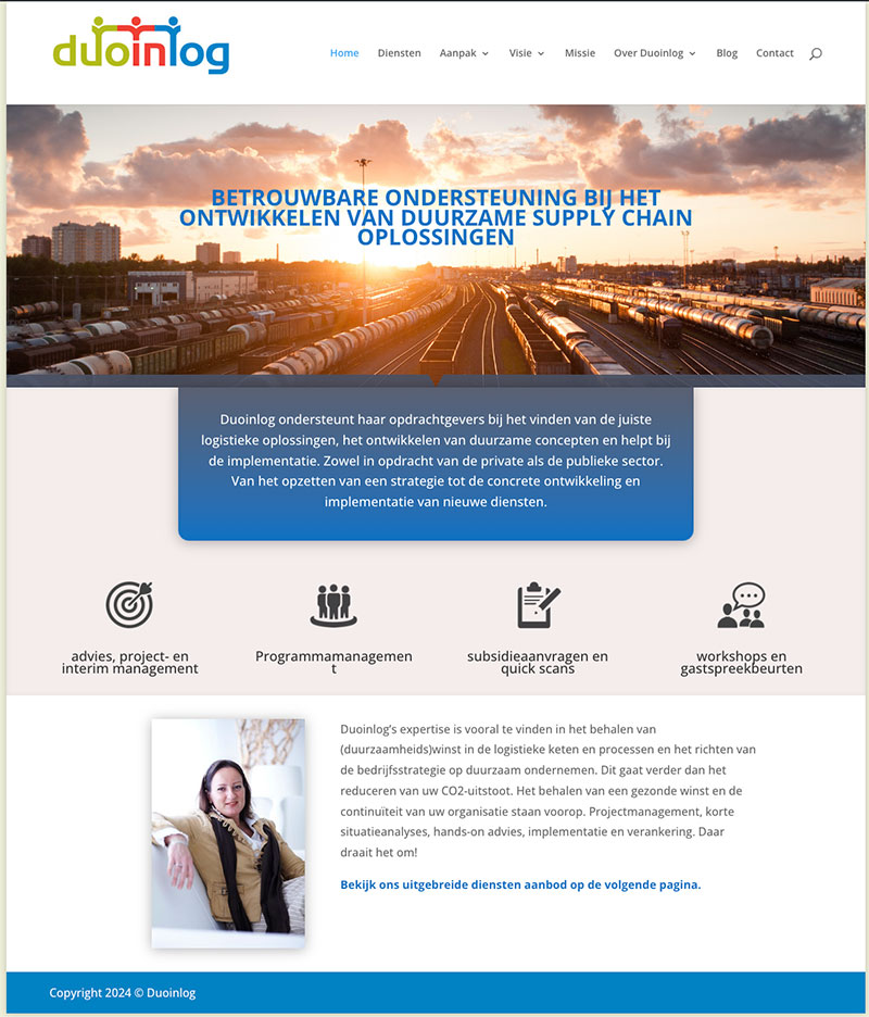 Vernieuwde website Duoinlog