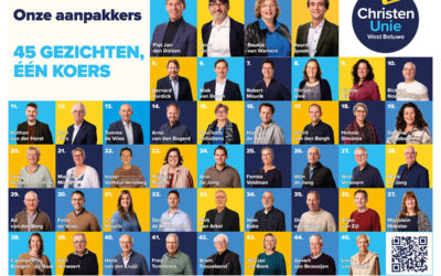 Kant-en-klare krantenadvertenties ontwerp voor een politieke campagne.